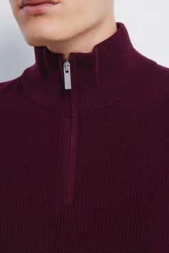 Springfield Camisolas-Camisola com fecho-éclair liso estampado