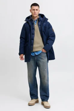 Jack & Jones Camisolas-Camisola com gola cinzento