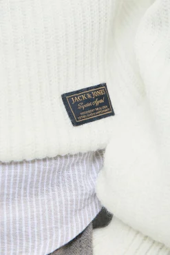 Jack & Jones Camisolas-Camisola com gola branco