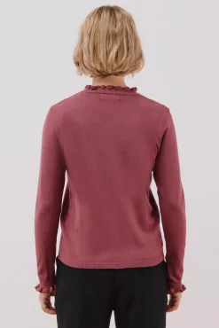 Cortefiel Camisolas-Camisola com gola com folhos Granada