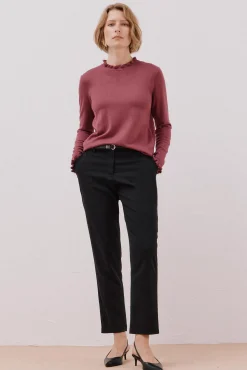 Cortefiel Camisolas-Camisola com gola com folhos Granada