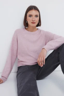 Springfield Camisolas-Camisola com lantejoulas rosa