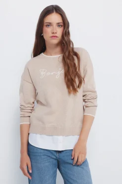 Springfield Camisolas-Camisola combinado "Bonjour" cru