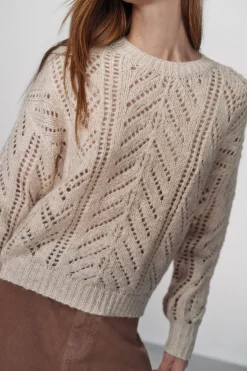 High Spirits Camisolas-Camisola Creama bege