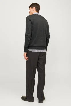 Jack & Jones Camisolas-Camisola de ajuste regular cinzento