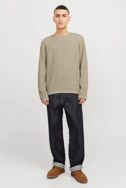 Jack & Jones Camisolas-Camisola de ajuste regular cinzento