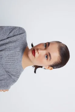 Springfield Camisolas-Camisola de cristal fantasia cinzento