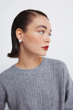 Springfield Camisolas-Camisola de cristal fantasia cinzento