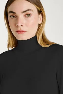 Vila Camisolas-Camisola de gola alta com viscose Preto