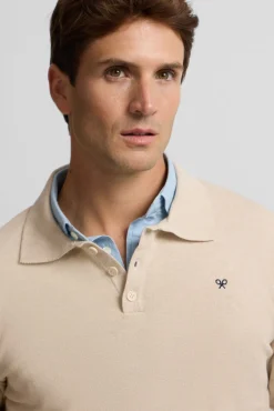 Silbon Camisolas-Camisola de gola polo Tostado