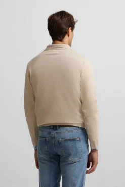 Silbon Camisolas-Camisola de gola polo Tostado