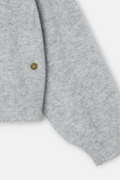 Silbon Camisolas-Camisola de gola polo Cinzento