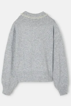 Silbon Camisolas-Camisola de gola polo Cinzento