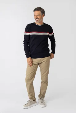 Privata Camisolas-Camisola de gola redonda Azul