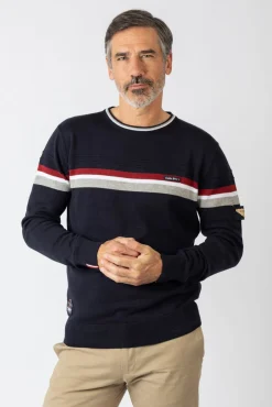 Privata Camisolas-Camisola de gola redonda Azul