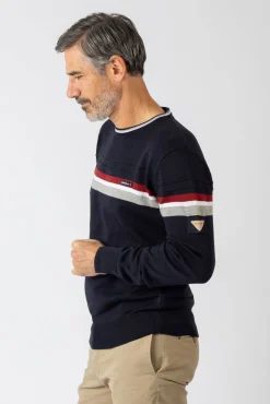 Privata Camisolas-Camisola de gola redonda Azul