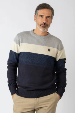 Privata Camisolas-Camisola de gola redonda Azul