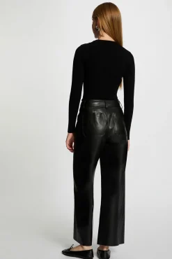 Morgan Camisolas-Camisola de gola redonda Preto