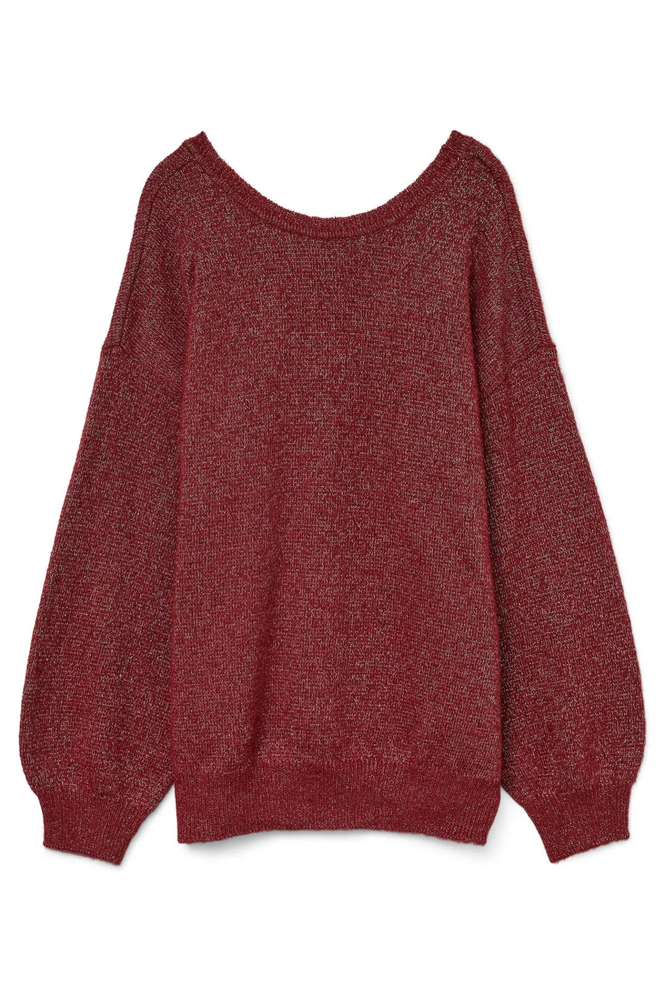 Vero Moda Curve Camisolas-Camisola de gola redonda Curve Vermelho