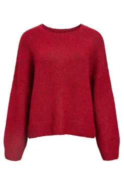 Object Camisolas-Camisola de lã com gola redonda Vermelho