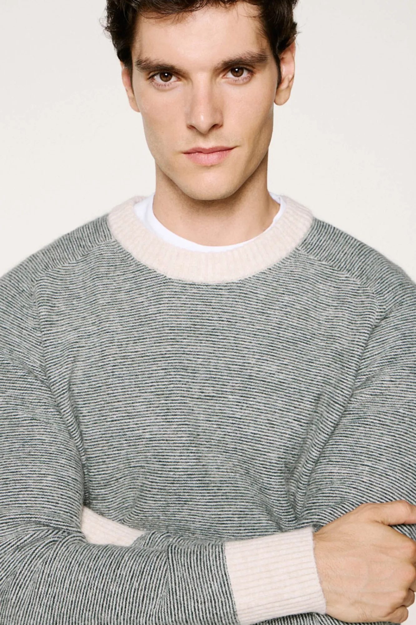 Selected Camisolas-Camisola de lã e alpaca Cinzento