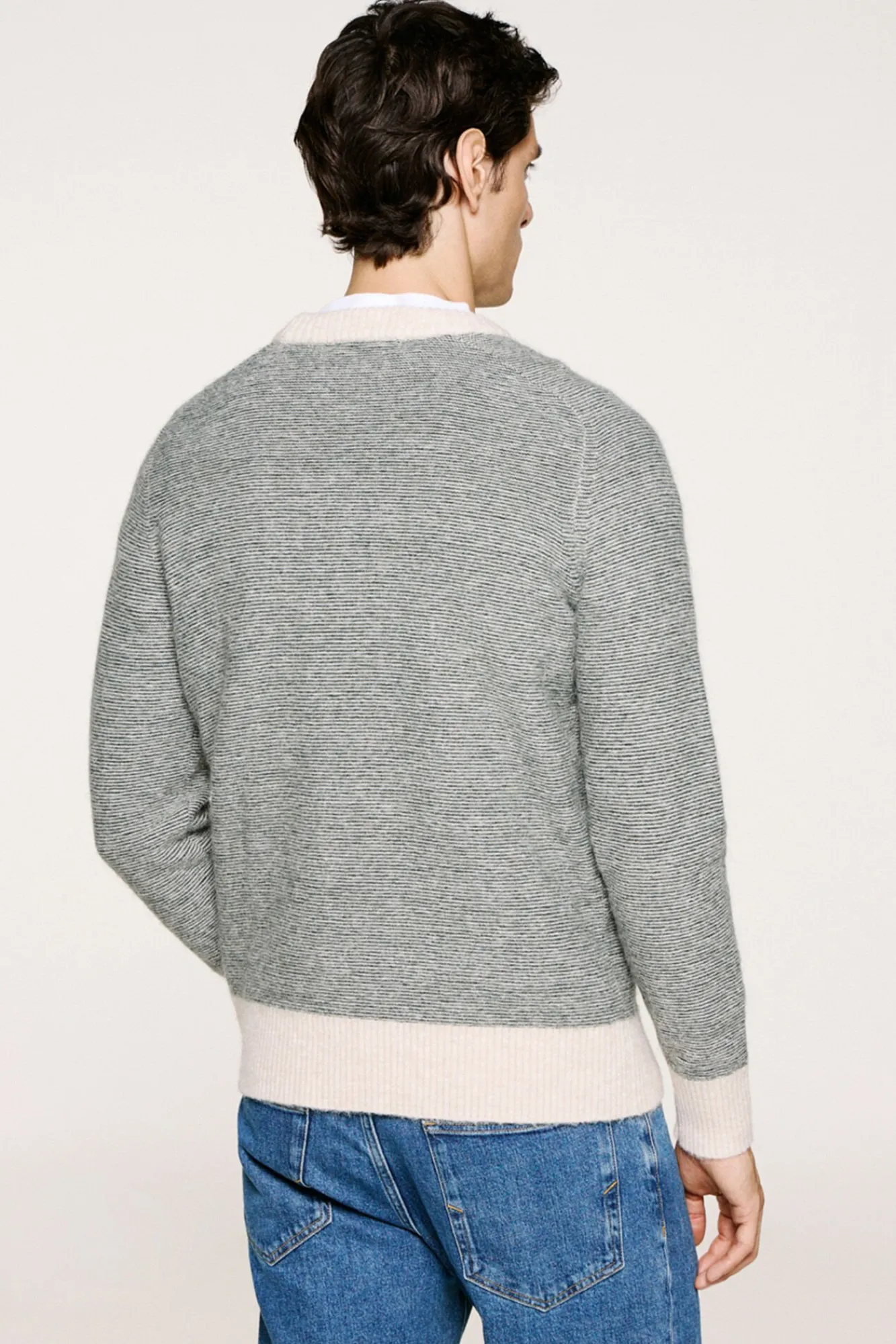 Selected Camisolas-Camisola de lã e alpaca Cinzento