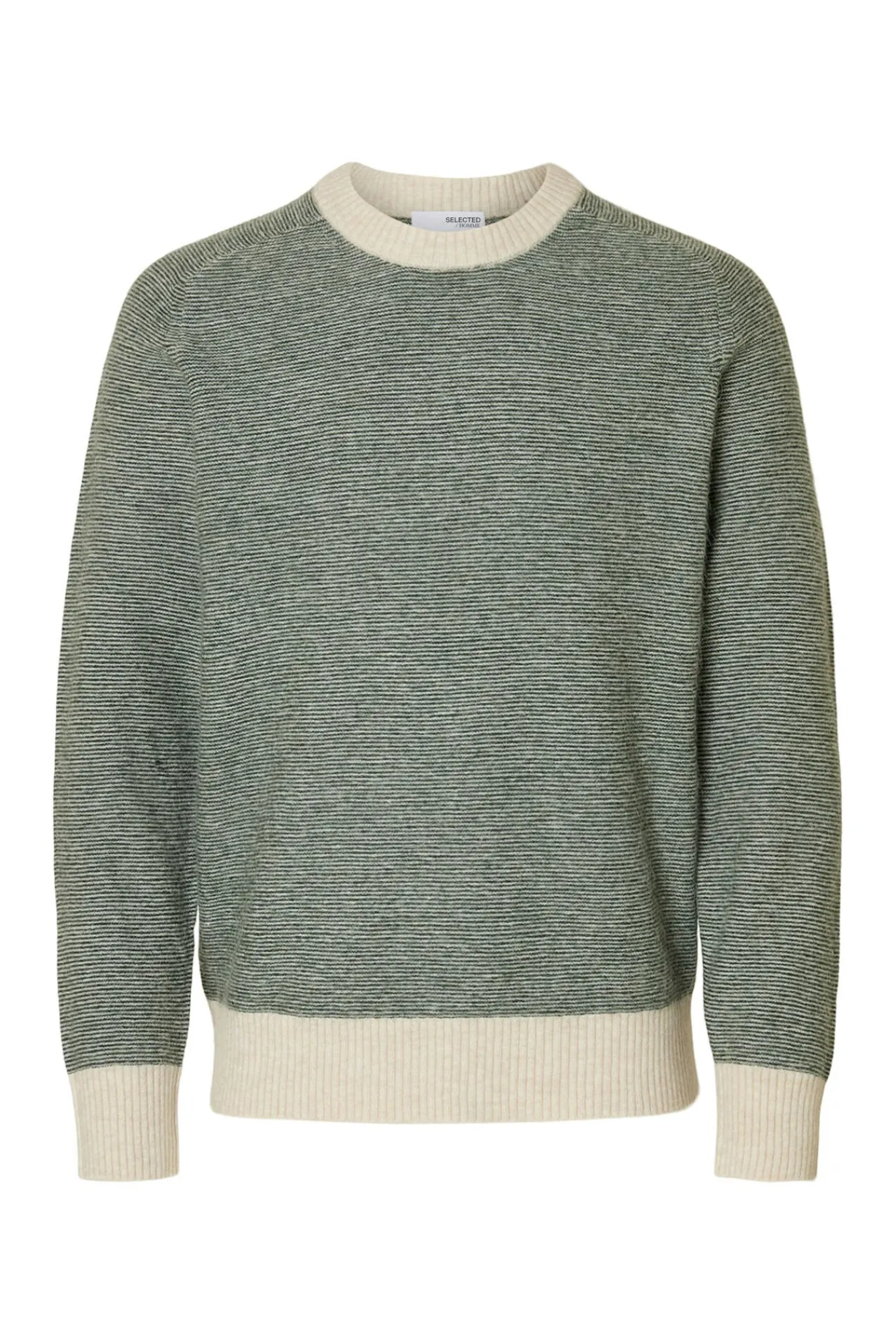 Selected Camisolas-Camisola de lã e alpaca Cinzento