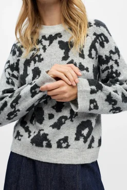 Object Camisolas-Camisola de lã e alpaca Cinzento