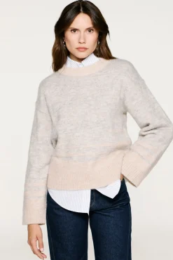 Selected Camisolas-Camisola de lã e alpaca Tostado