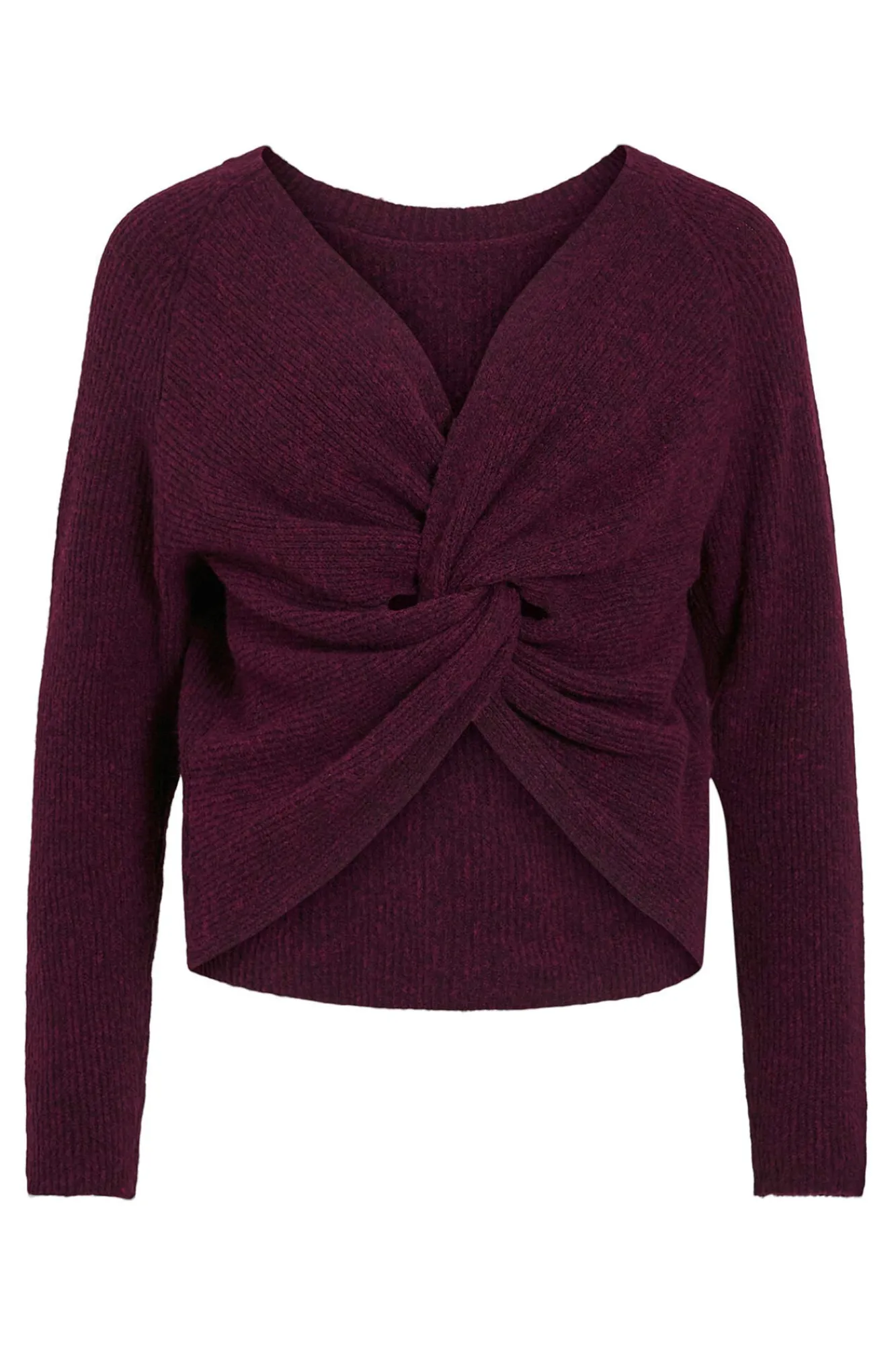 Vila Camisolas-Camisola de lã reversível Roxo