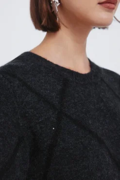 Springfield Camisolas-Camisola de lantejoulas com diamantes cinzento