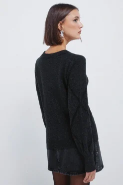 Springfield Camisolas-Camisola de lantejoulas com diamantes cinzento