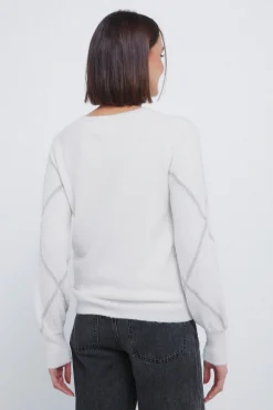 Springfield Camisolas-Camisola de lantejoulas com diamantes cru