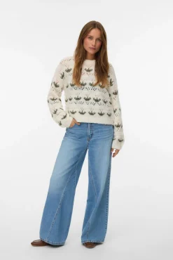 Vero Moda Camisolas-Camisola de malha Tostado