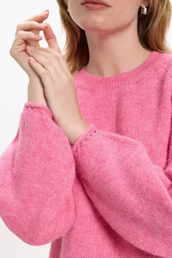 Vila Camisolas-Camisola de malha com detalhe de punho Subiu