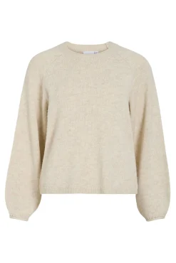 Vila Camisolas-Camisola de malha com detalhe de punho Tostado