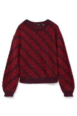 Vero Moda Camisolas-Camisola de malha com efeito geométrico Granada