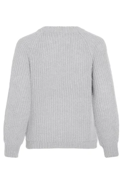 Vila Camisolas-Camisola de malha com lã Cinzento