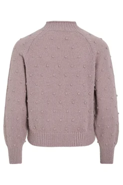 Vila Camisolas-Camisola de malha com malha Subiu