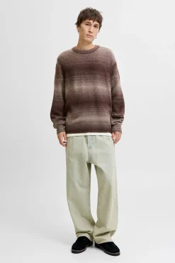 Jack & Jones Camisolas-Camisola de malha degradê vermelho