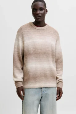 Jack & Jones Camisolas-Camisola de malha degradê cru