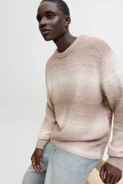 Jack & Jones Camisolas-Camisola de malha degradê cru