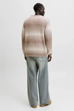 Jack & Jones Camisolas-Camisola de malha degradê cru