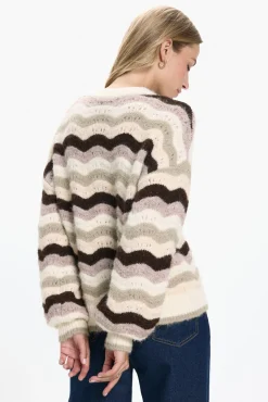 Vero Moda Camisolas-Camisola de malha estampado Multicolorido