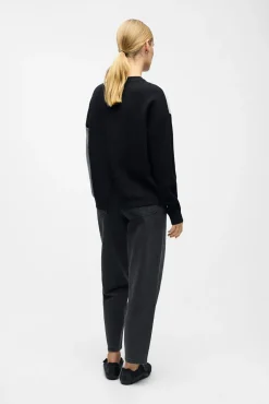 Object Camisolas-Camisola de malha estampado Preto