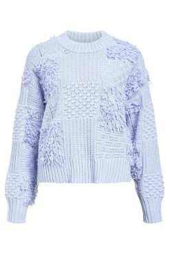 Object Camisolas-Camisola de malha patchwork Roxo