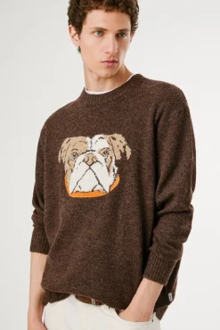 Pepe Jeans Camisolas-Camisola de malha Phelan castanho