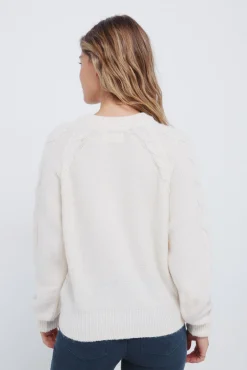 Springfield Camisolas-Camisola de malha trançada vison