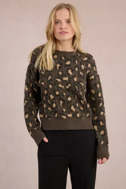 Molly Bracken Camisolas-Camisola de manga comprida com estampado animal Multicolorido