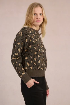 Molly Bracken Camisolas-Camisola de manga comprida com estampado animal Multicolorido